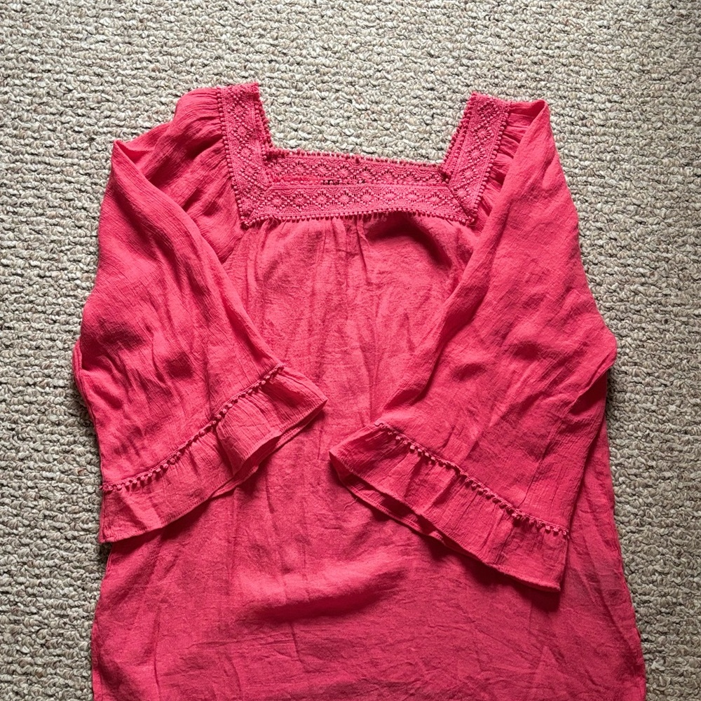 Zac & Rachel Vibrant Pink Blouse